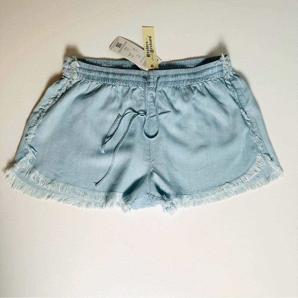 Hester & Orchard Women’s Shorts Soft Short Raw Hem Size Medium NWT